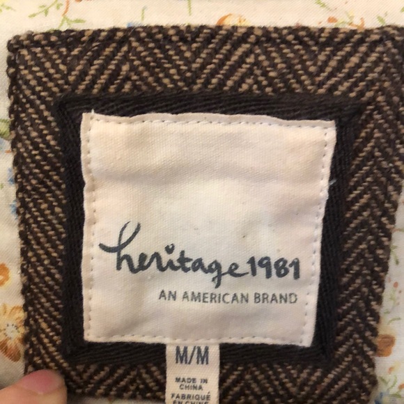 Brown tweed coat - Picture 2 of 4